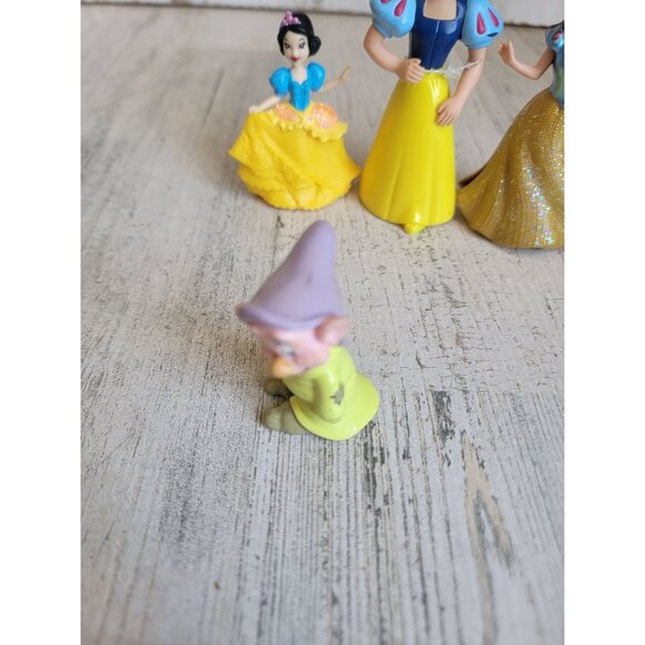 Snowwhite princess dopey dwarf play set variety glitter - Picture 5 of 7
